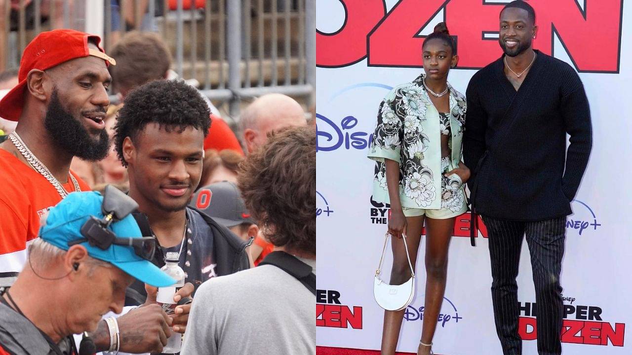 Bronny James Laughed Uncomfortably Following A S*xual Remark On Dwyane Wade’s Daughter, Zaya Wade
