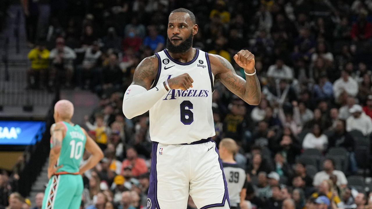 "The King of the NBA... And Handshakes": LeBron James Daps Up Everyone After 39 Point Explosion, Including Entire Lakers Camera Crew