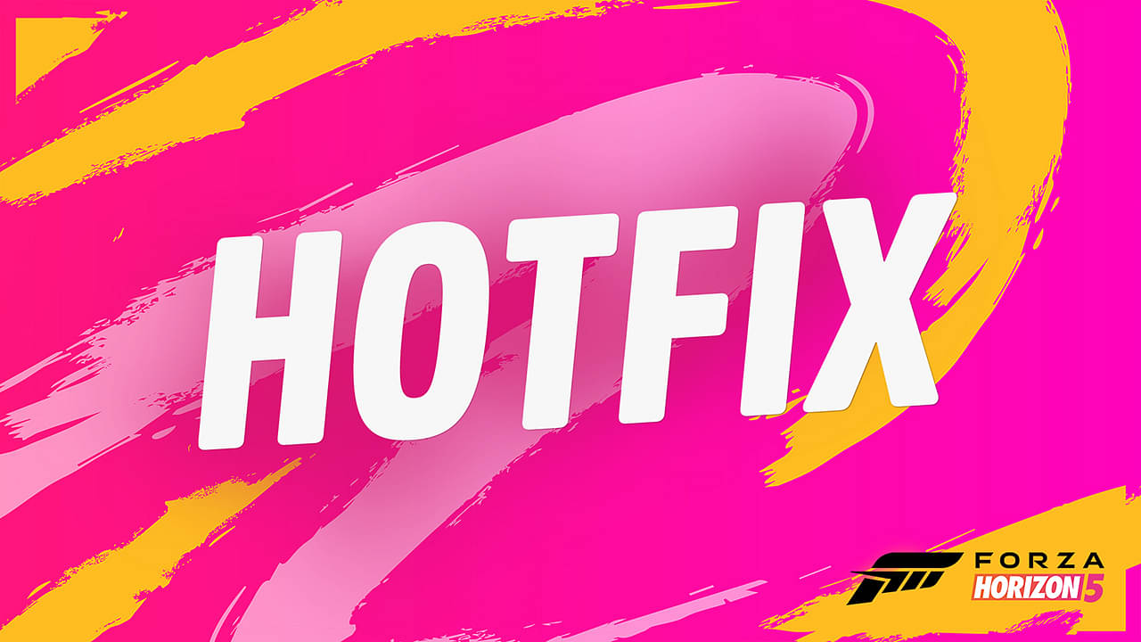 Forza Horizon 5 November 21 Hotfix patch notes
