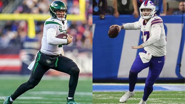 Zach Wilson and Josh Allen