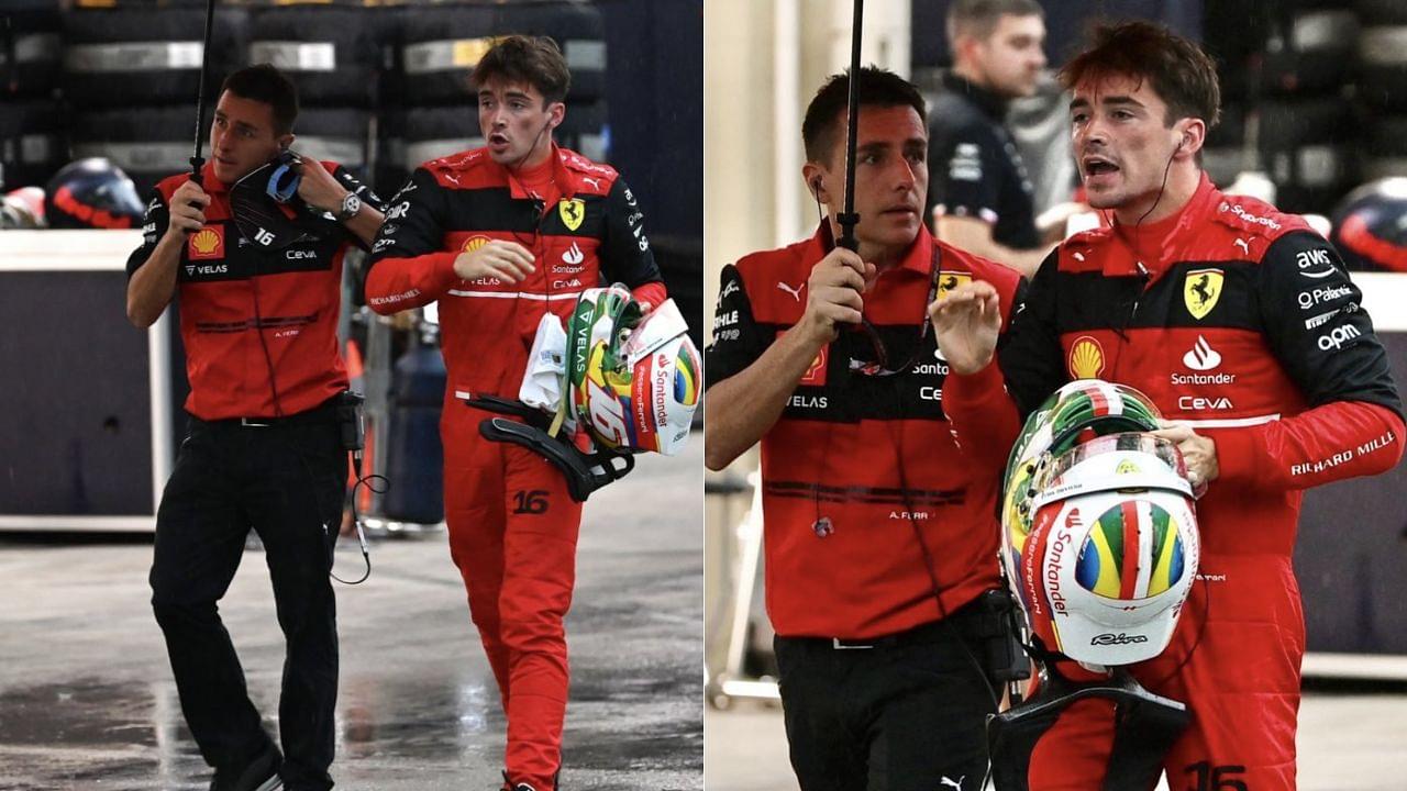 "F***ing beautiful" - Charles Leclerc frustrated with Ferrari's bizzare strategy at Brazil GP