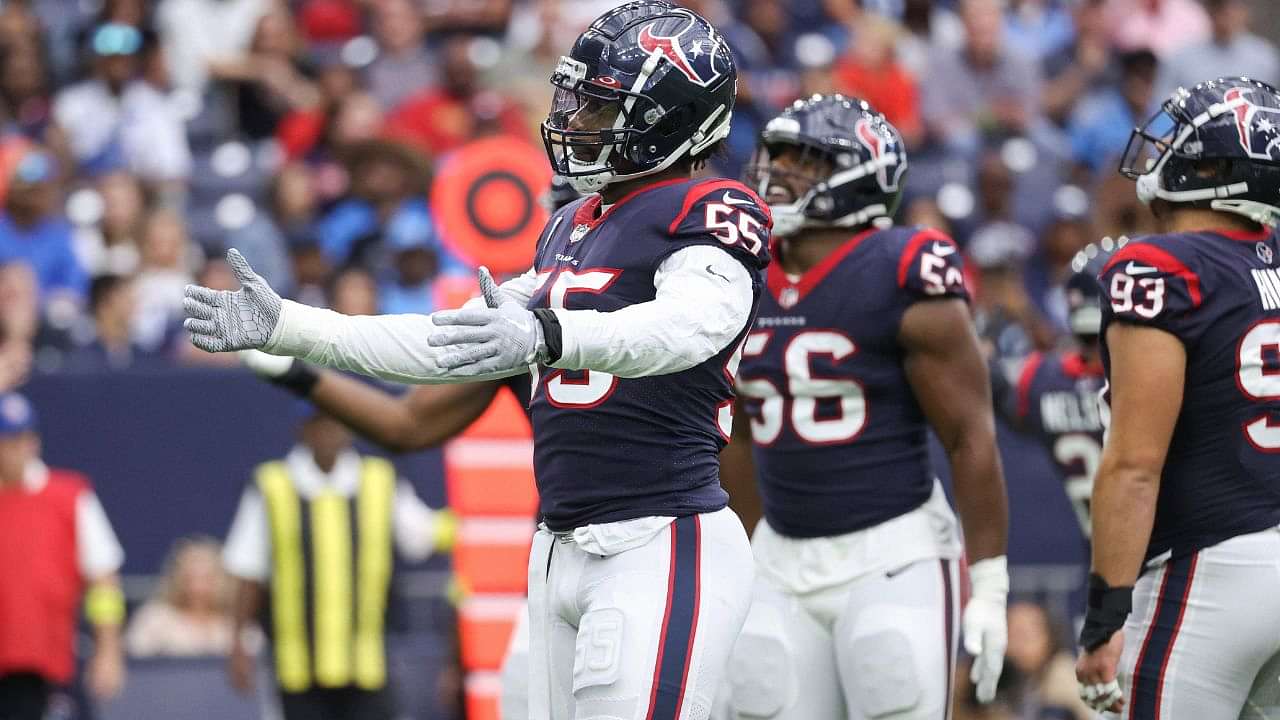 Texans' Jerry Hughes kicks cooler in frustration as Dolphins