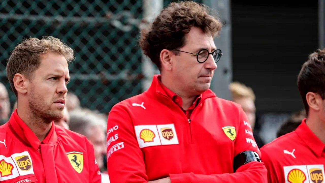 "One of the hardest things in my career": Sacking Sebastian Vettel was one of Mattia Binotto's most difficult jobs as Ferrari team principal
