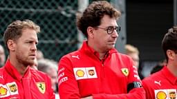 "One of the hardest things in my career": Sacking Sebastian Vettel was one of Mattia Binotto's most difficult jobs as Ferrari team principal