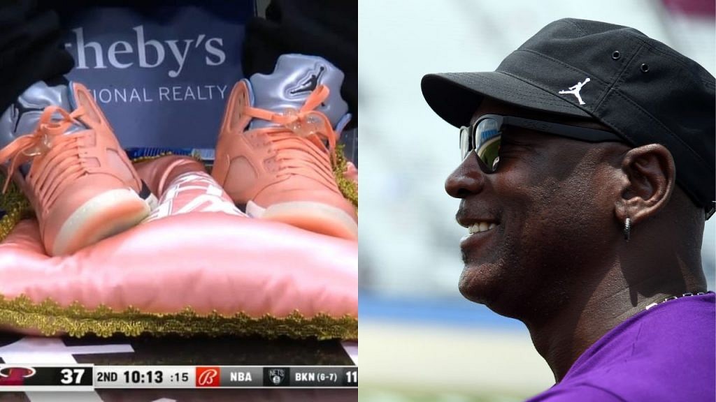 michael jordan wearing 5s