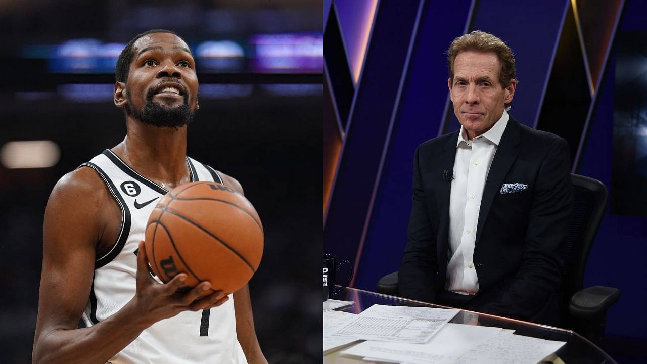 "Kevin Durant and Kyrie Irving Have Become the Ultimate Solo Act!": Skip Bayless Trashes 6ft 10" Nets Star About Latest Interview