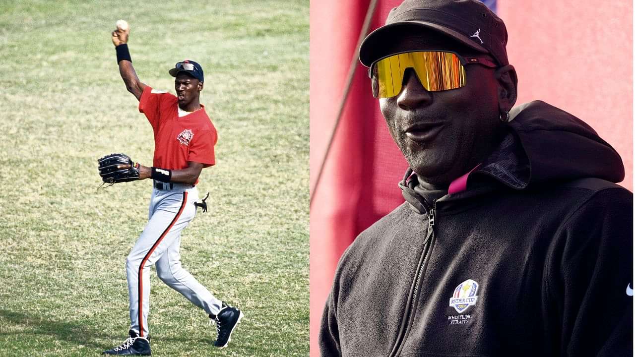 Michael Jordan quits baseball in 1995 after spending a season in the Chicago  White Sox minor-league system
