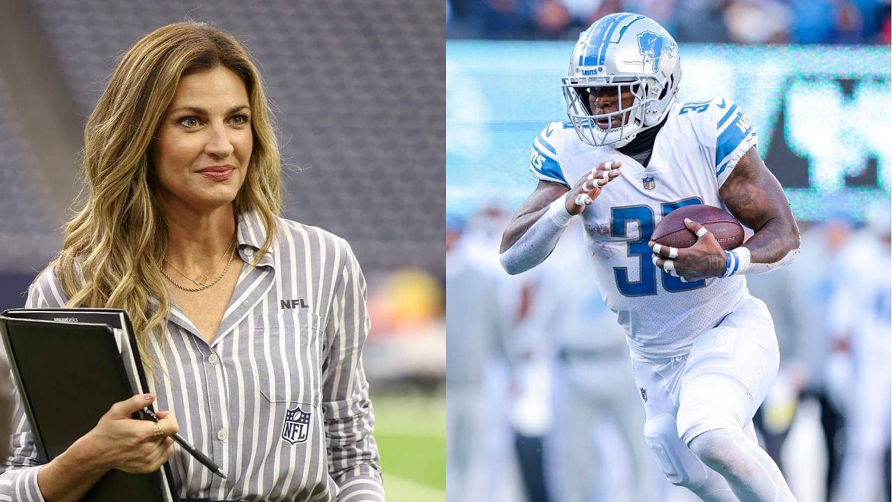 "3 Straight Wins, First Time Since 2017!" Erin Andrews Congratulates Jamaal Williams For 3 Touchdown Effort In Upset Vs. Giants