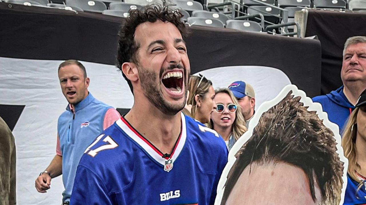 "Big day, big day": Daniel Ricciardo finally gets to watch his first Buffalo Bills game