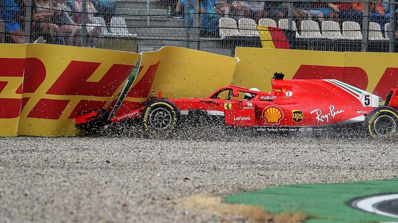 "That crash in 2018 was not a high point" - Sebastian Vettel names the lowest moment of his Ferrari career