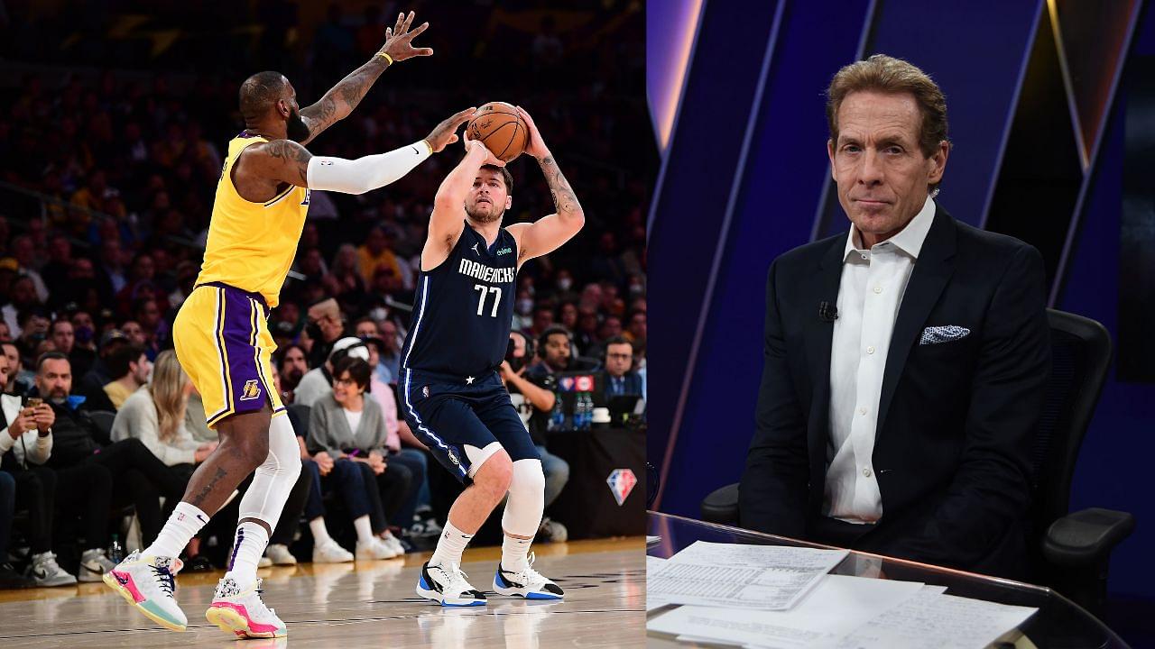 "Luka Doncic Hit a LeBron James-esque Shot Clock 3!": Skip Bayless Compares Mavericks Star to Billionaire 'King'