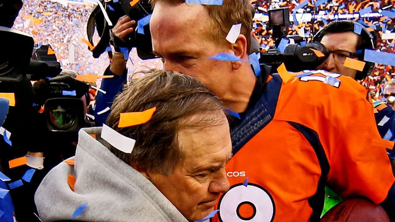 Reacting to Bill Belichick saying Peyton Manning is the best quarterback he  has coached against 