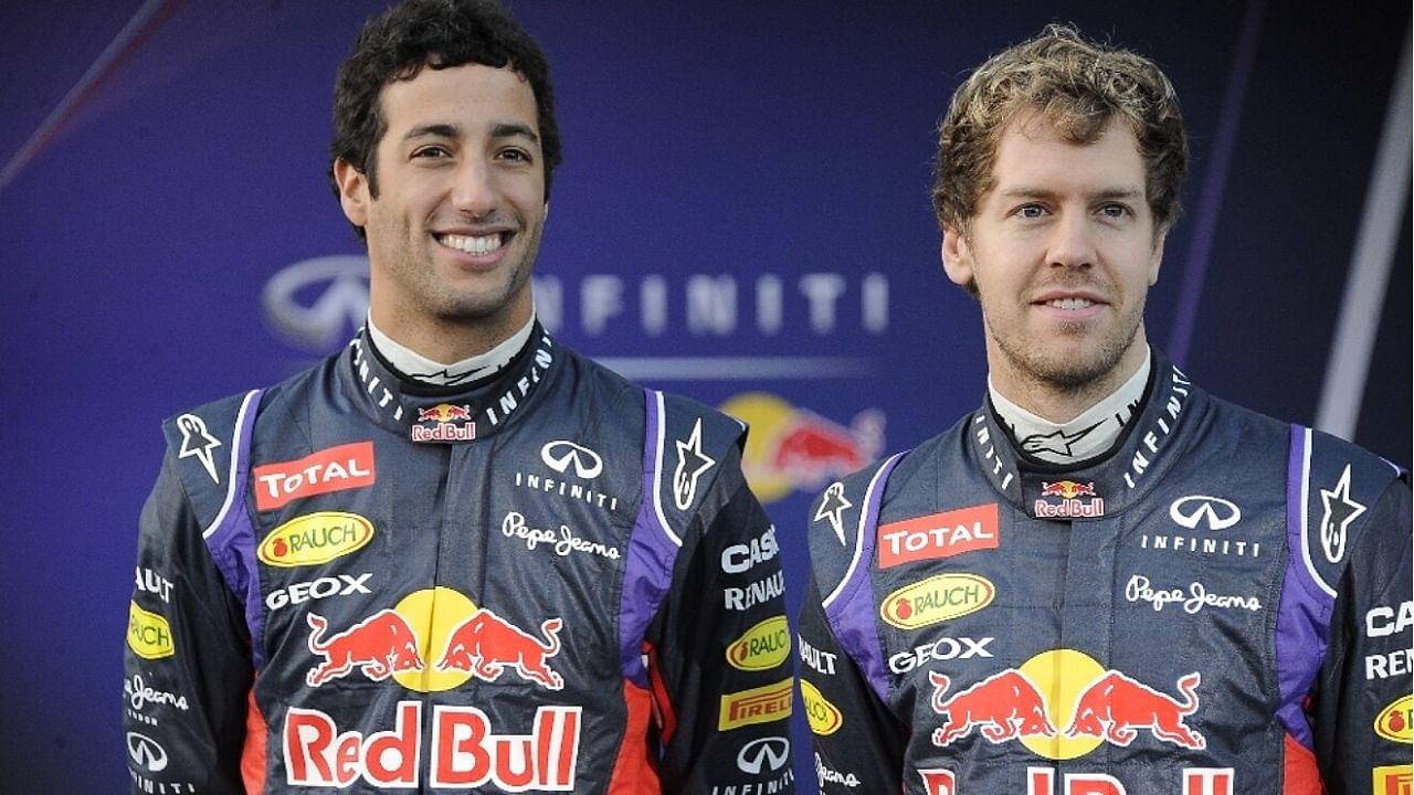 "That's awkward": When Daniel Ricciardo accidently revealed his Sebastian Vettel bathroom towel
