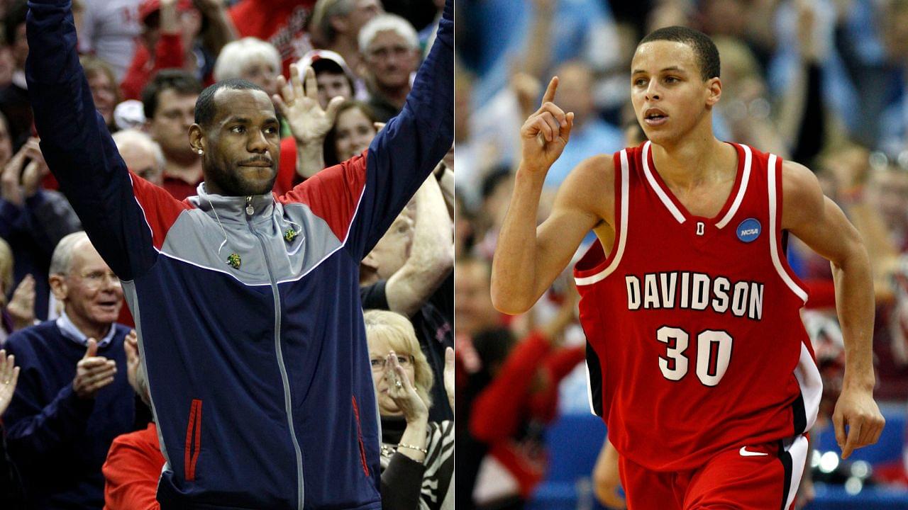 “Still Have a LeBron James Jersey at my Dad’s House in my Bedroom”: Stephen Curry Reminisces 'The King' attending a Davidson Game in 2008