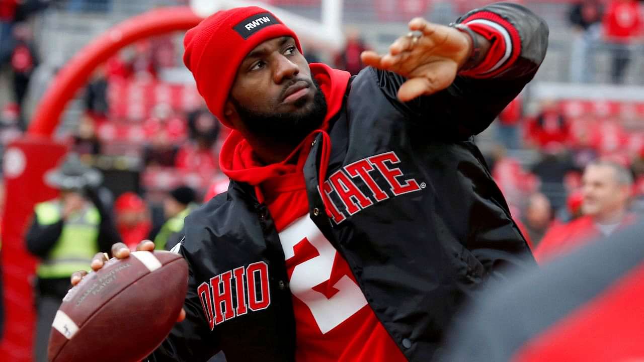 LeBron James trained to be a football player during 2011 lockout