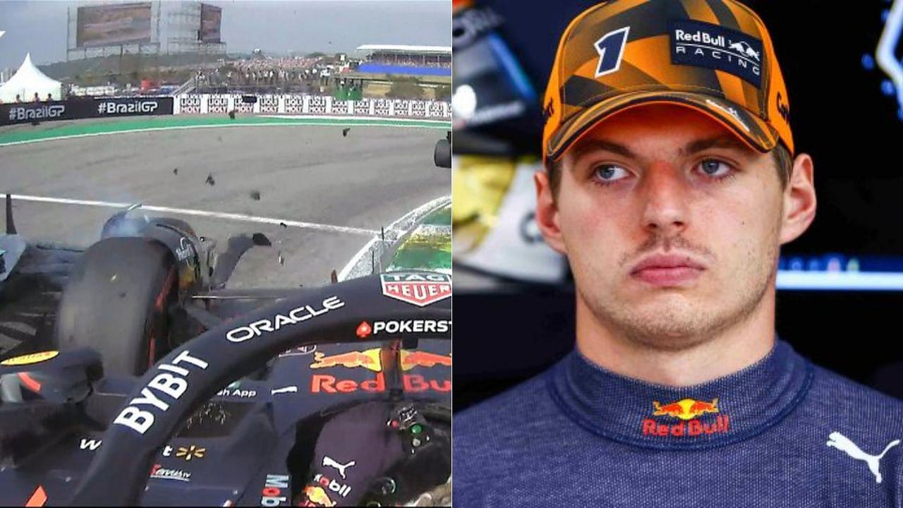 "Lewis Hamilton did not leave me space" - Max Verstappen blames 103 GP winner for Brazil GP collision