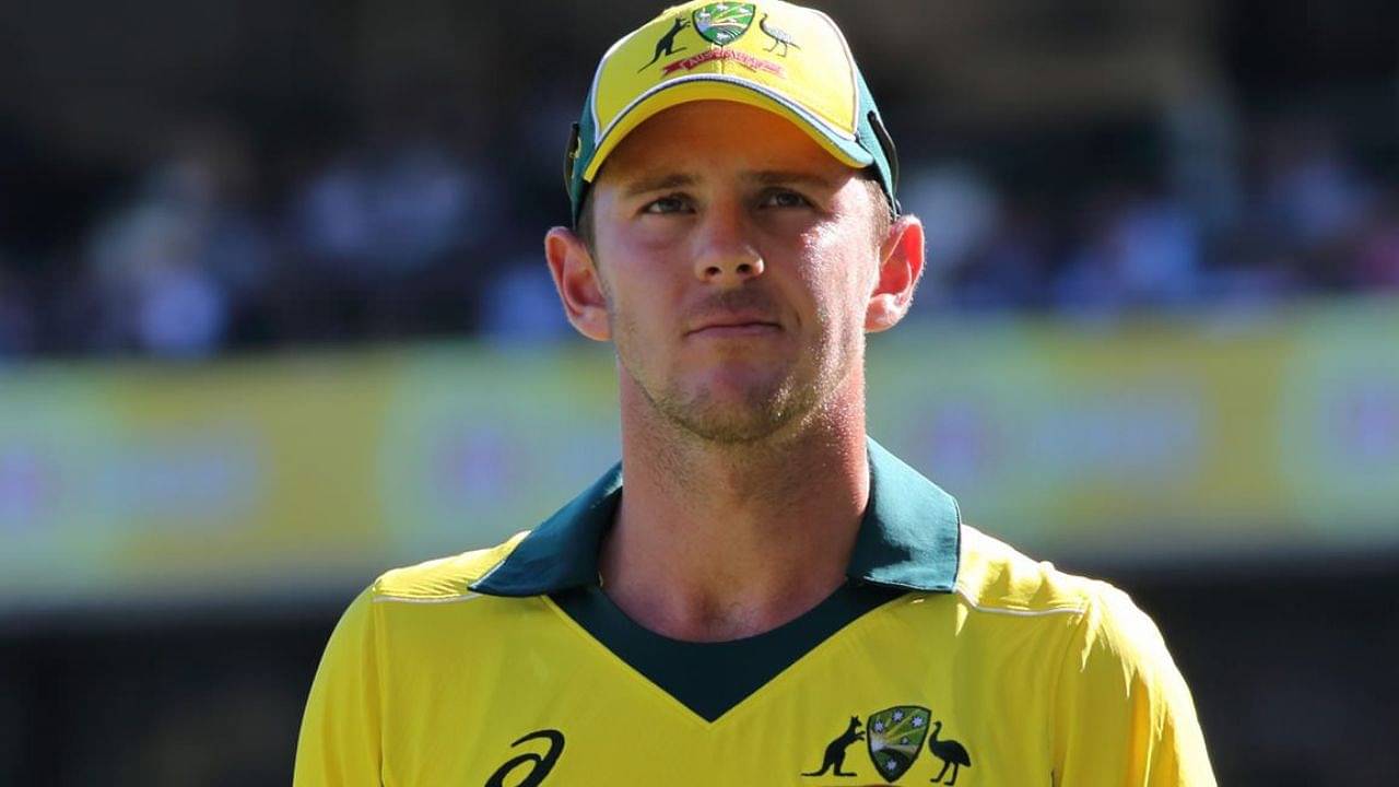 Why is Josh Hazlewood not playing today's 1st ODI between Australia and England in Adelaide?