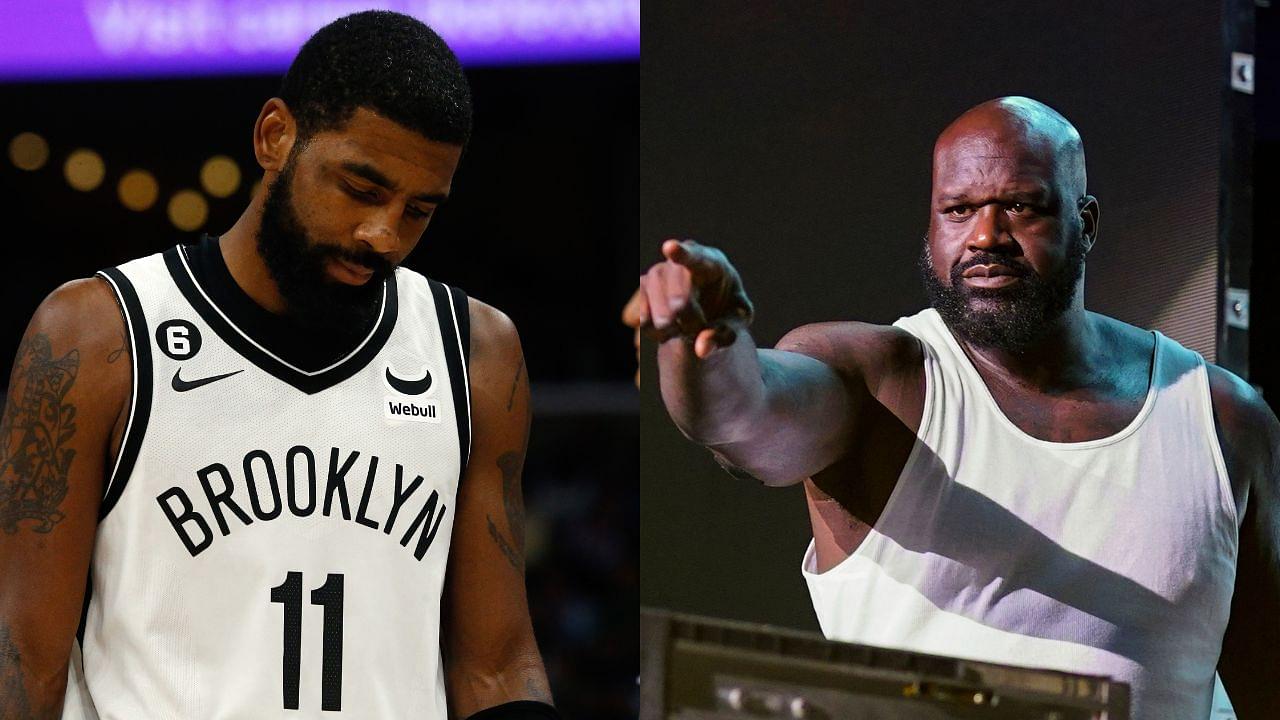 “Shaquille O’Neal’s Theatre Shows Kyrie Irving’s Antisemitic Movie”: Fans Berate Shaq Over Hypocritical Take On Nets Guard