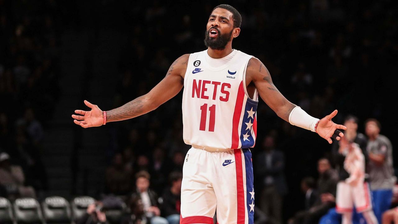 NBA公式 Brooklyn Nets Kyrie Irving アービング パーカー Men's Brooklyn Nets Kyrie Irving Nike Black 2020/21 City