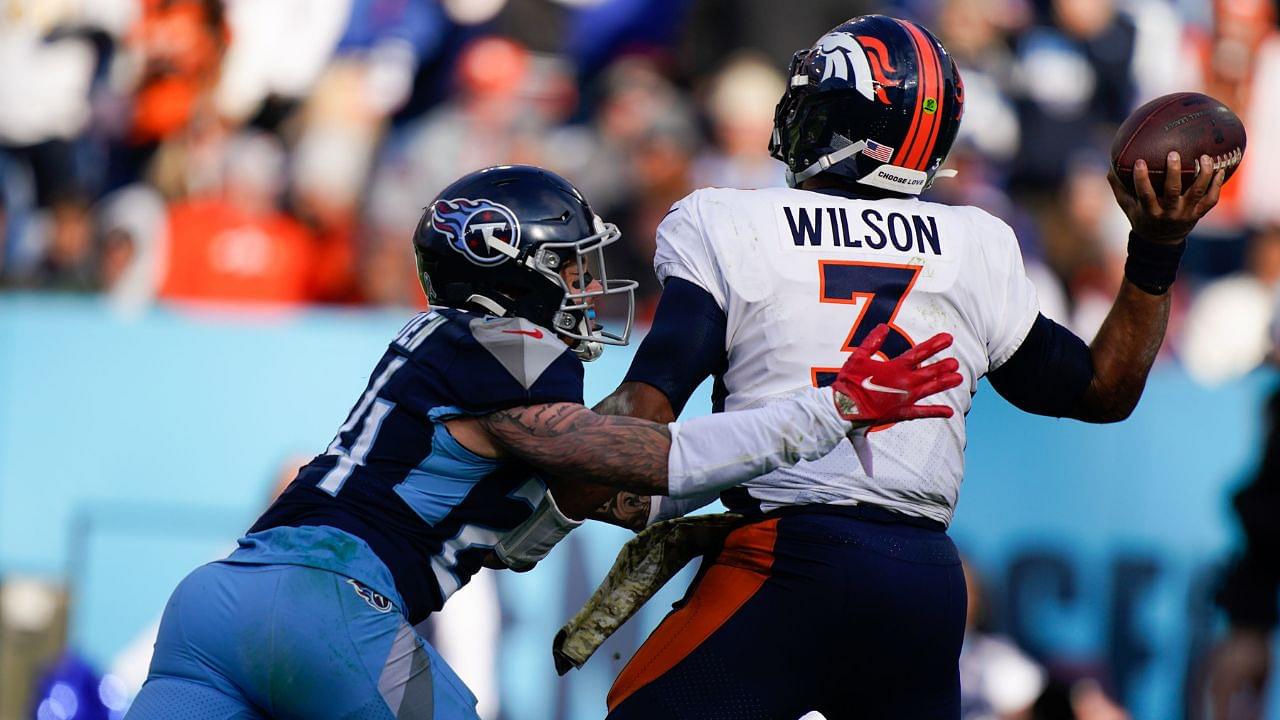Russell Wilson is on pace for 55 sacks, the most in NFL history, as the Broncos paid him $250 million to get beat up