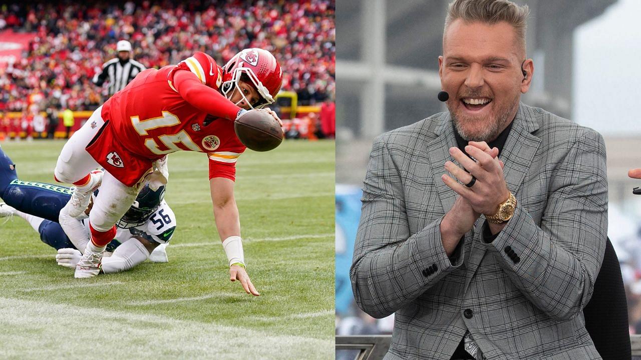 Patrick Mahomes and Pat McAfee