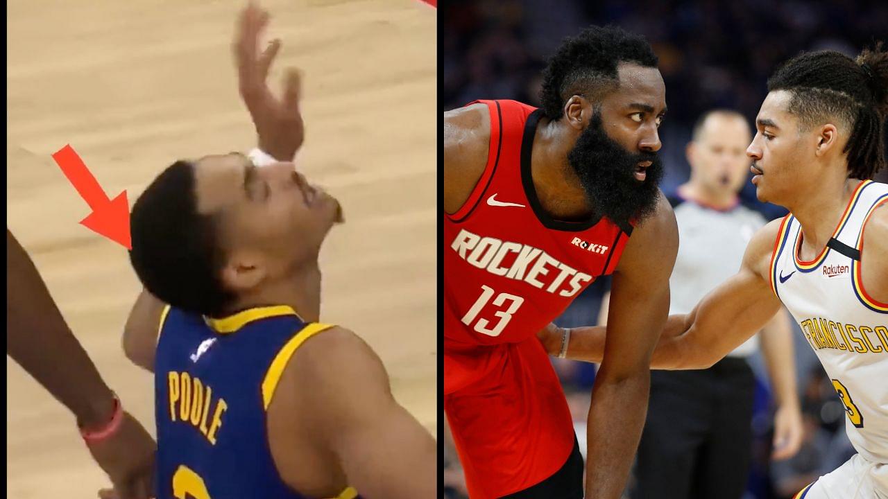 “Jordan Poole is a Walking MEME!”: NBA Twitter is Left in Tears With GSW Guard’s Animated Reaction to James Harden Flopping
