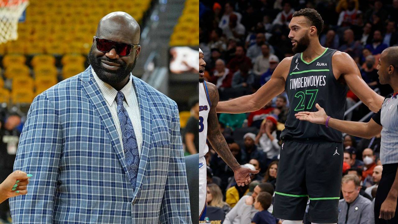 Having Called Rudy Gobert Out for $205 Million Contract, Shaquille O'Neal SMACKS Timberwolves Star Again