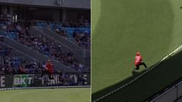 "Not a six, it's a stunning catch": Jake Fraser-McGurk grabs outstanding boundary catch to dismiss Shadab Khan in BBL 12