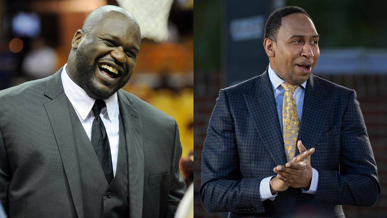 7-Foot Shaquille O'Neal Hilariously Coaxes Stephen A. Smith in Naming him the 2nd Best Center of All-Time After Kareem Abdul-Jabbar