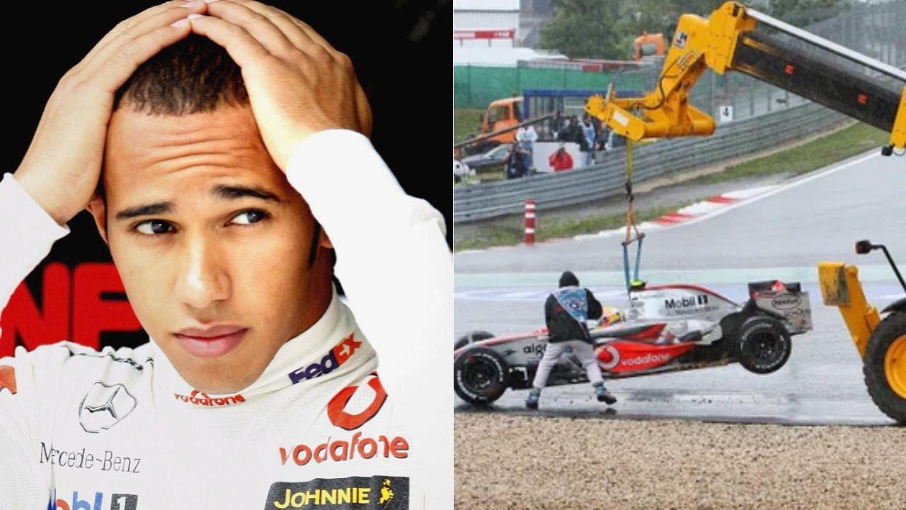 How rookie Lewis Hamilton hoisting his $14 Million McLaren sparked his first major controversy