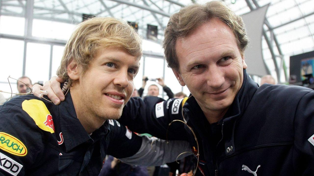 Christian Horner jokes how Sebastian Vettel used to take 30 minutes to discuss just the formation lap