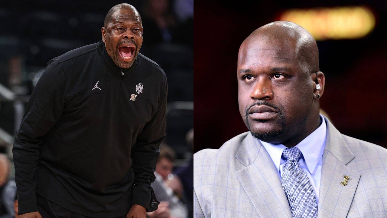 Shaquille O’Neal, Despite Beating Patrick Ewing 15 Times, Cried On National TV Over Knicks Legend Being Disrespected