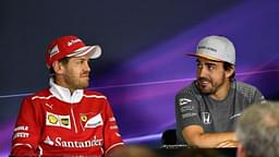 "Fernando Alonso was probably the toughest"- Sebastian Vettel ranks 2-time World Champion above Lewis Hamilton as strongest rival