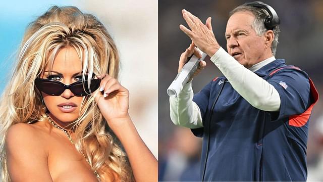 Pamela Anderson and Bill Belichick