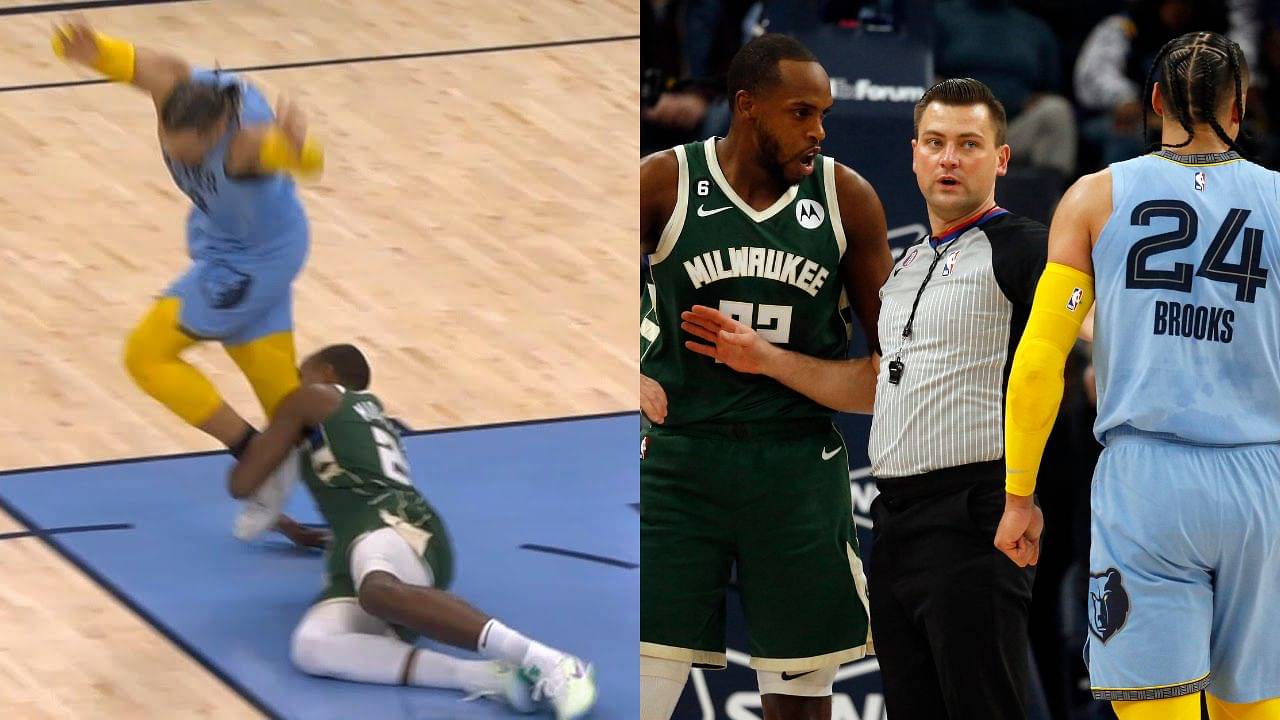 "Khris Middleton has been hanging out with Grayson Allen too long": NBA Twitter Aghast Over 2021 Champion's Dirty Play on Dillon Brooks