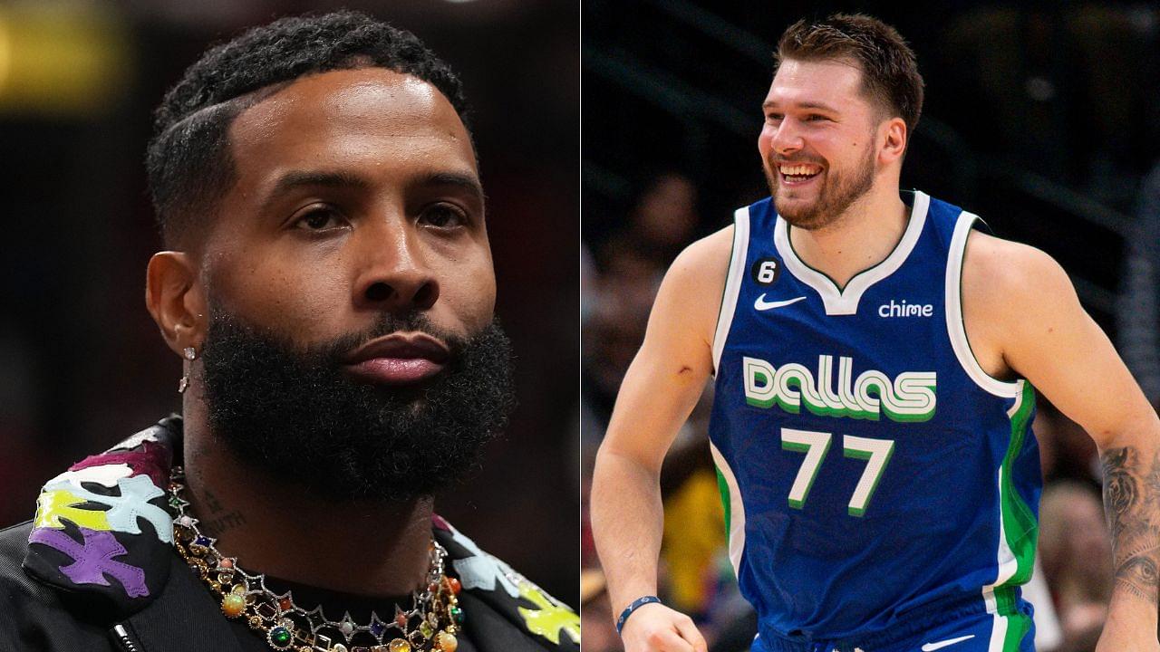 After Leaving $4.25 Million Contract, Odell Beckham Jr Backs Dallas Rumors as he Watches Luka Doncic Dismantle the Suns