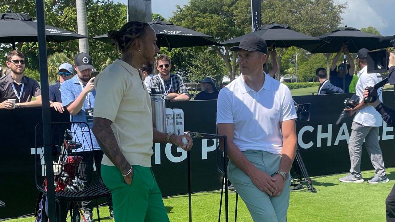 Lewis Hamilton compares himself with Tiger Woods while playing Golf with Tom Brady