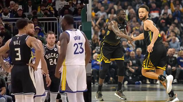 WATCH: Stephen Curry Reacts to Draymond Green Reciting What Bucks Fan Said to Him Before He Got Thrown Out