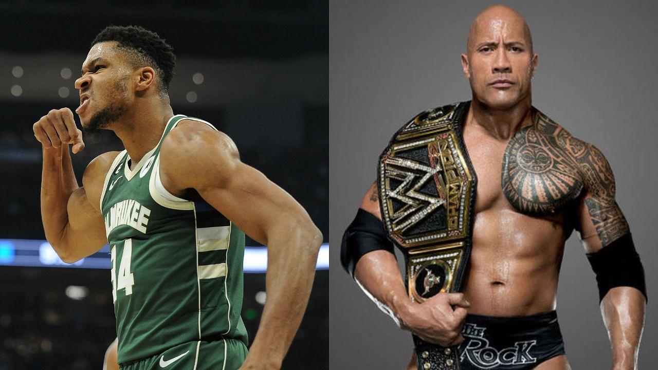 $70 Million Worth Giannis Antetokounmpo Demands Dwyane 'The Rock' Johnson Kind of Pay to Join WWE or AEW