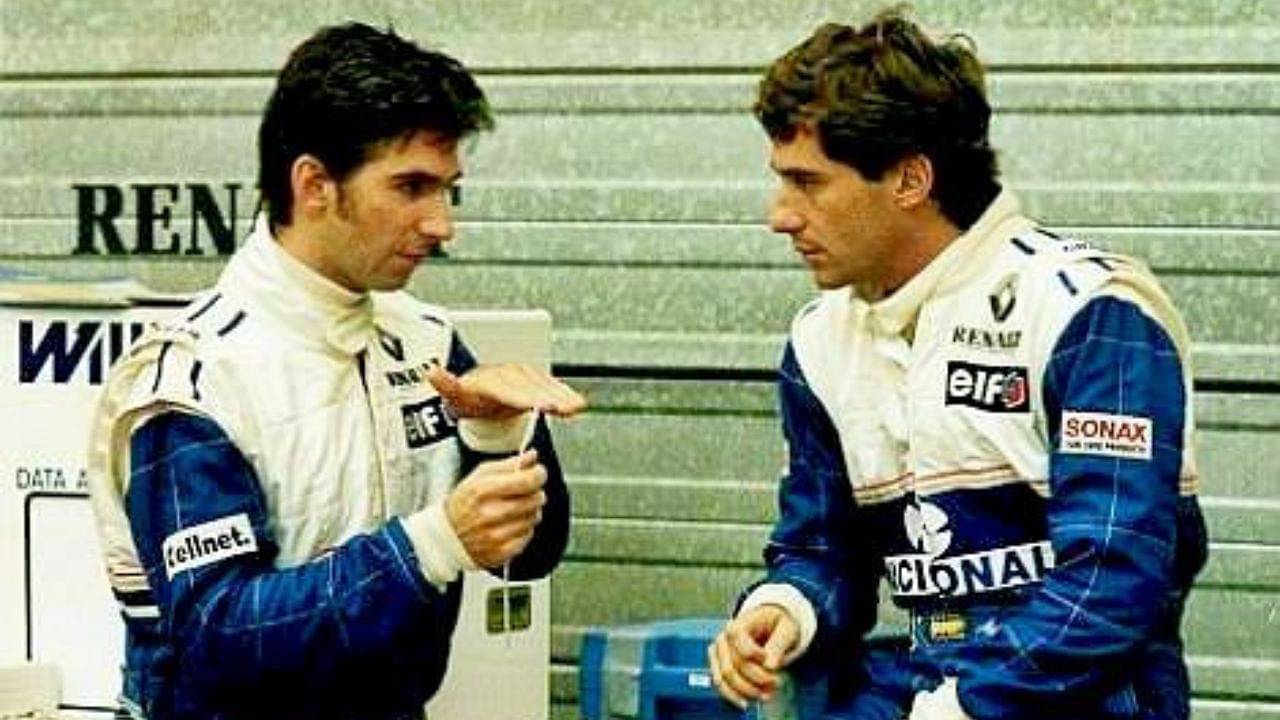 "Nearly broke my back": Damon Hill relates to dangerous crash by Ayrton Senna in 1993