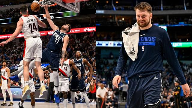 “I Probably Have the Most Bounce”: Luka Doncic Lets the Remaining of the Mavericks Hear it After Flushing it Down vs Portland