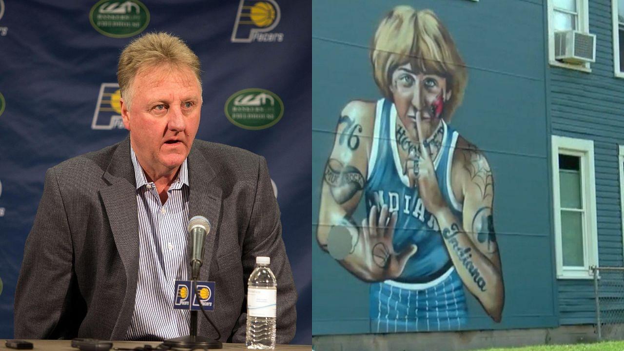 “Not a Representation Larry Bird Wanted”: When an Indianapolis Artist Drew Tattooed Larry Legend Mural and Got a Notice
