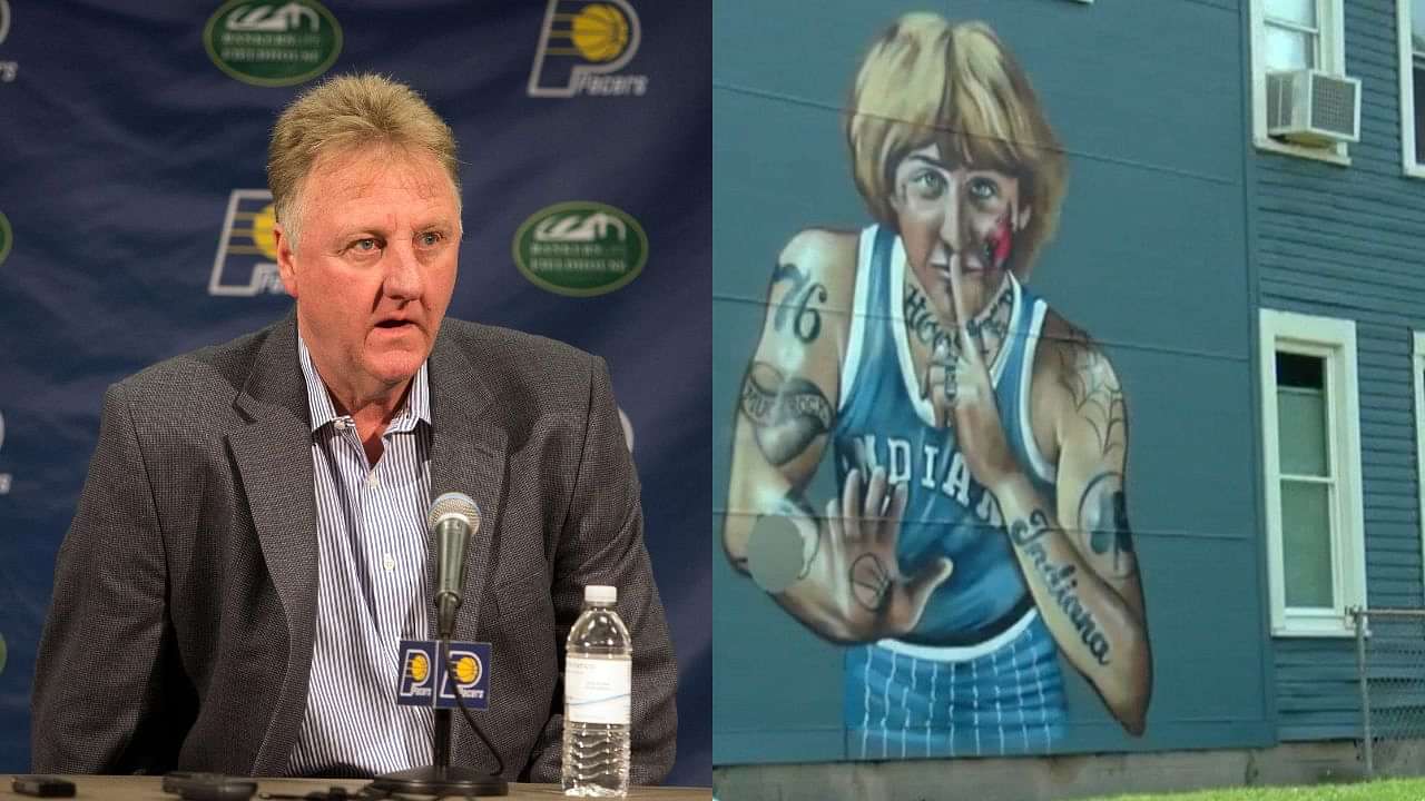 “Not a Representation Larry Bird Wanted”: When an Indianapolis Artist Drew Tattooed Larry Legend Mural and Got a Notice