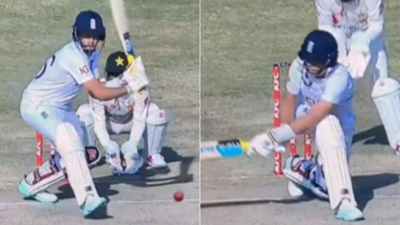 Joe Root left handed batting video: Root surprises everyone by batting left-handed in Rawalpindi Test
