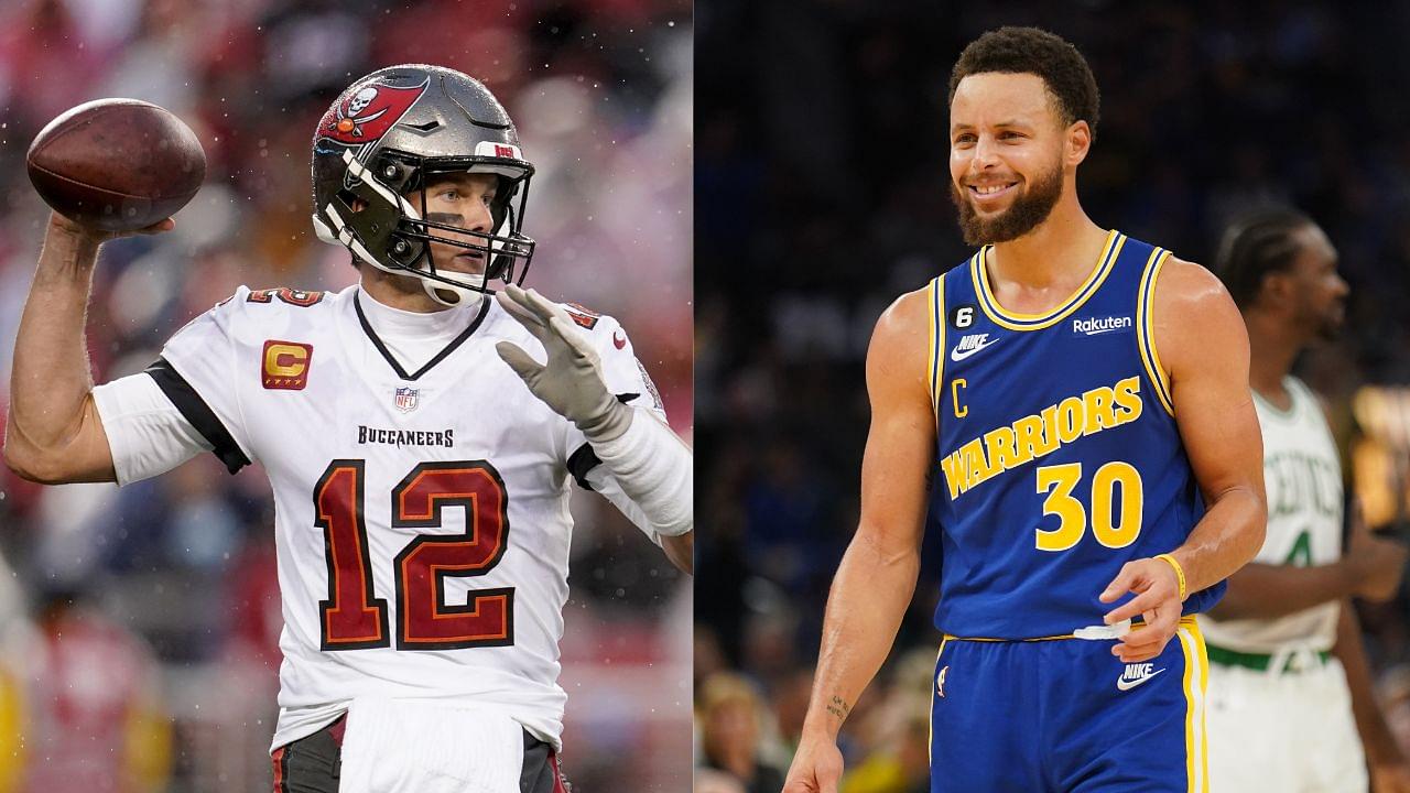 Tom Brady and Stephen Curry