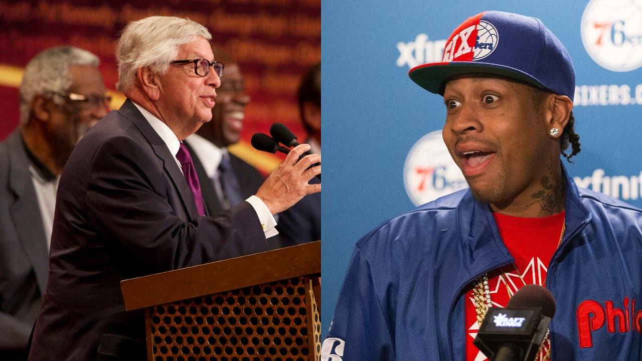 “To Hear David Stern Rapping it! Man, it Was Crazy”: Allen Iverson Was Once Stunned Hearing NBA Commissioner Singing His Rap ‘40 Bars’ Out Loud
