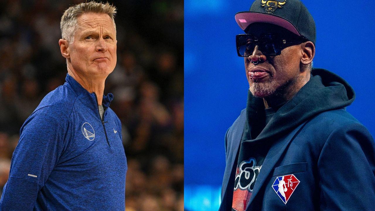 "Dennis Rodman felt comfortable around white guys": 'Pearl Jam' loving Steve Kerr confessed The Worm was less comfortable with black teammates