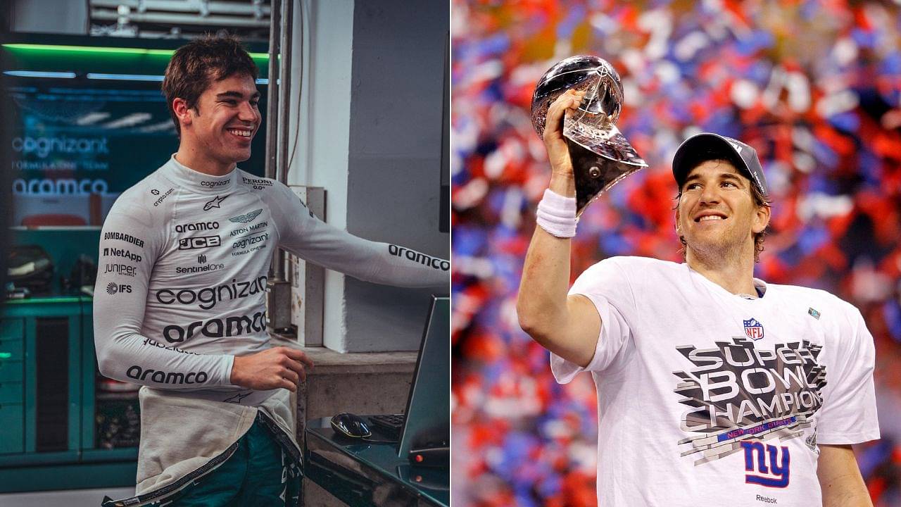 Aston Martin's Lance Stroll believes that he is a lucky charm for the American Football outfit New York Giants