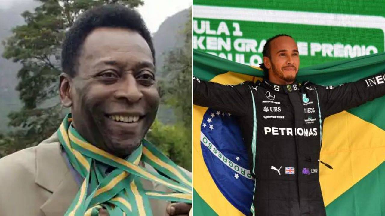 When Pele thanked Lewis Hamilton for raising Brazilian flag at Interlagos podium celebrations