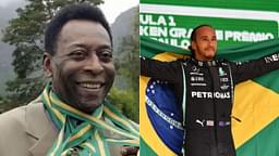 When Pele thanked Lewis Hamilton for raising Brazilian flag at Interlagos podium celebrations